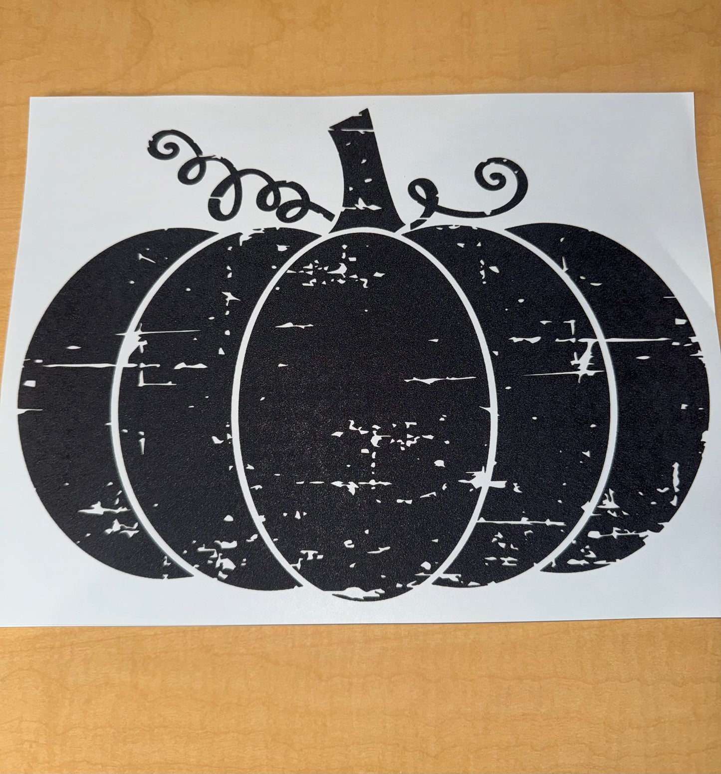 Single Color Adult Transfer- Pumpkin