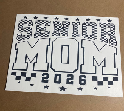 Single Color Adult Transfer- Senior Mom 2026