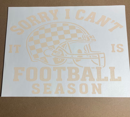 Single Color Adult Transfer- sorry I can’t it’s football season