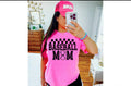 Single Color Adult Transfer- Baseball Mom