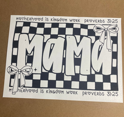 Single Color Adult Transfer- Mama Proverbs 31:52