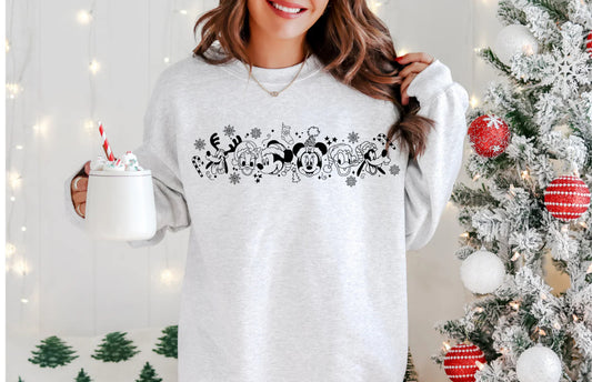 Mickey Christmas Screen Print