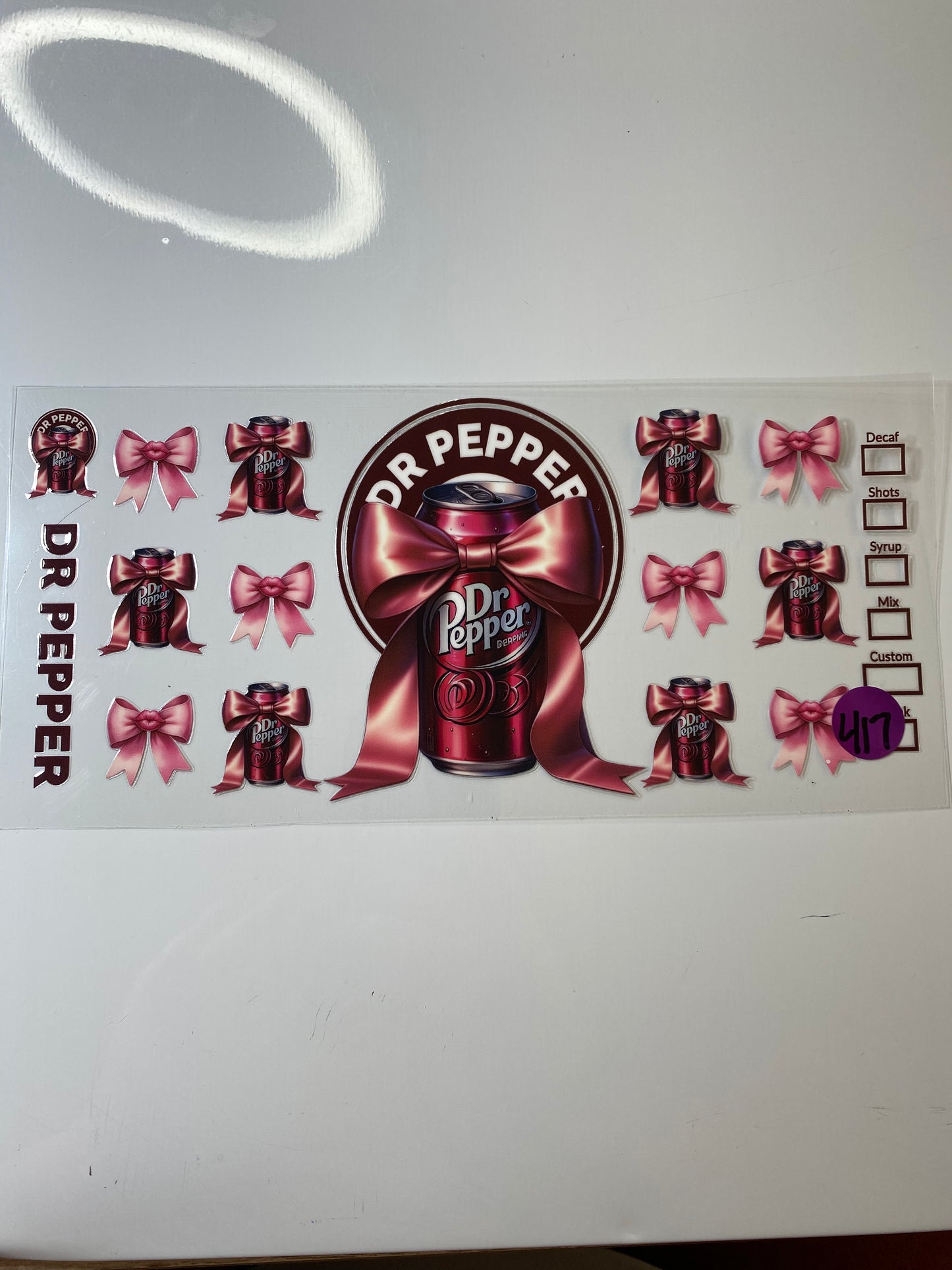 Drink Decal