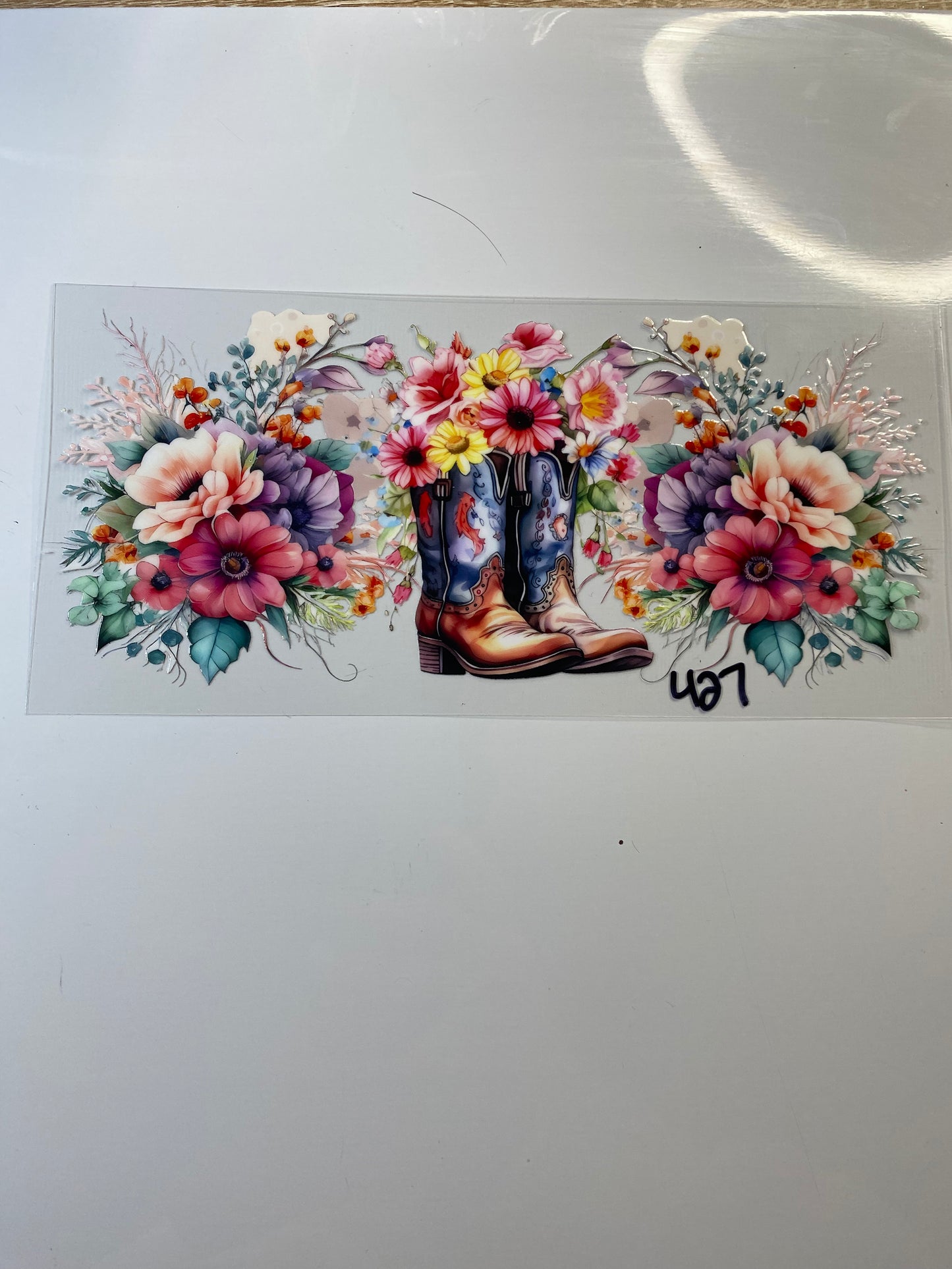 Boots and flowers 427