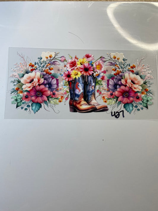 Boots and flowers 427