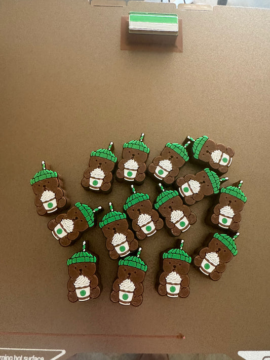 Starbucks Bear  Straw Topper