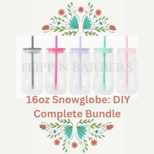 16oz Snowglobe: DIY Complete Starter Kit