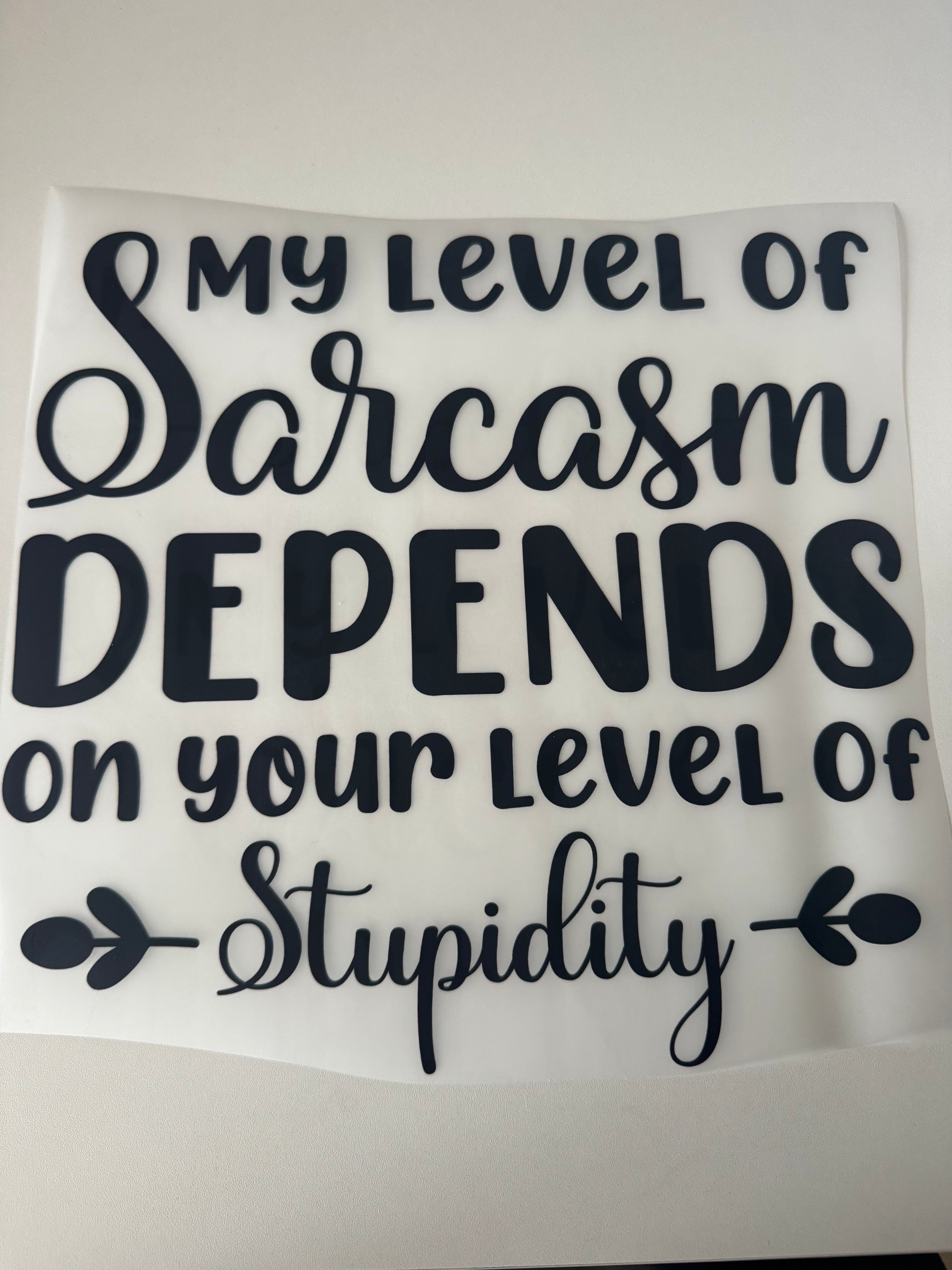 Level of Sarcasm DTF