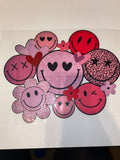 DTF-Pink Smiley