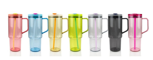 40OZ ACRYLIC HANDLE TUMBLER **THESE ARE NOT SNOWGLOBES**