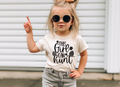 SCREEN PRINT - THE GIRL CAN HUNT **kid size**