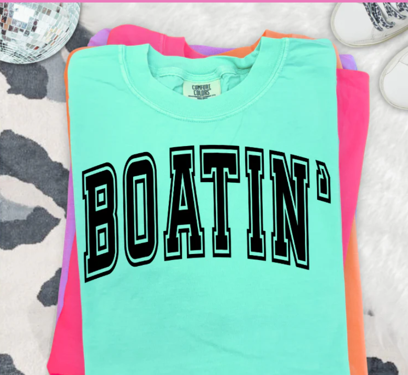 Screen Print--Boatin