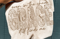 Screen Print--Grace (brown)