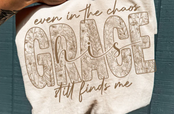Screen Print--Grace (brown)