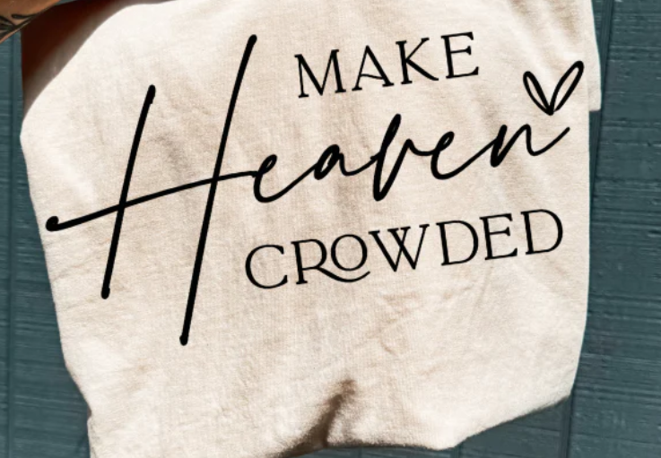 SCREEN PRINT - MAKE HEAVEN CROWDED