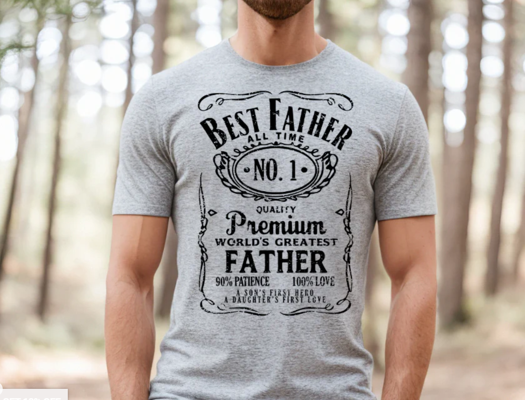 SCREEN PRINT - BEST FATHER