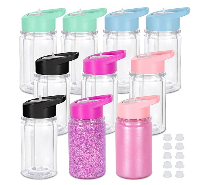 CUSTOMIZE YOUR OWN GLITTER CUP ** GLASS & ACRYLIC ALL SIZE LISTED**